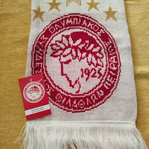 Olympiacos 100 Years Of Glory Scarf new, authentic