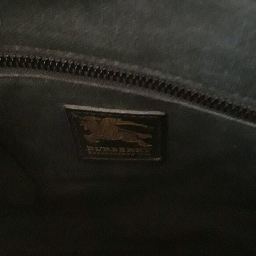 Burberry crossbody bag like new, canvas with leather details