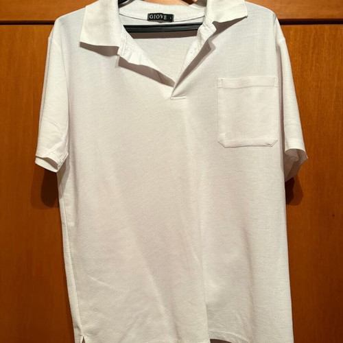 Men's short-sleeve shirt white, like new size L