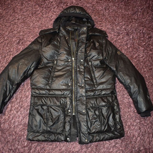 Belstaff long men's jacket size M used, black
