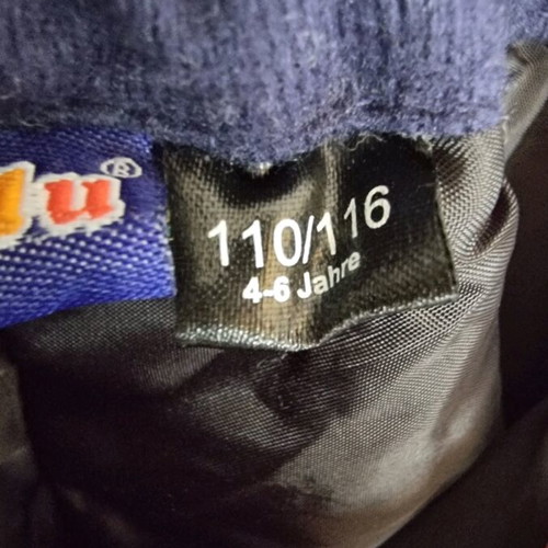 Lupilu kids ski pants like new, size 110/116, dark blue