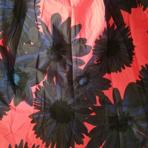 Floral midi skirt Moda at George size 42 like new, cotton, blue and pink