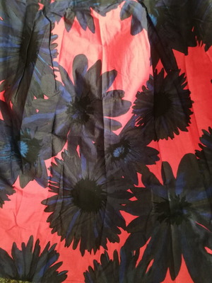 Floral midi skirt Moda at George size 42 like new, cotton, blue and pink