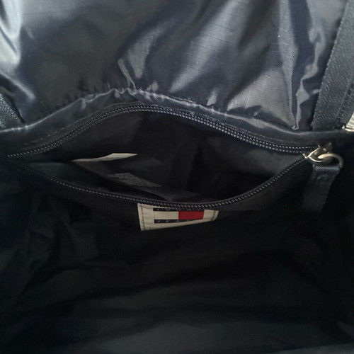 Tommy Hilfiger Heritage Denim Micro Duffel Bag like new, blue crossbody bag