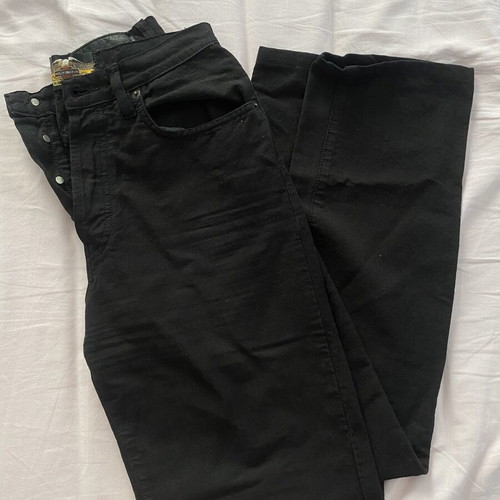 Harley Davidson women's straight black pants like new, size 29