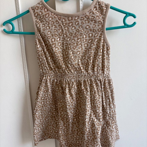 Children's dress 18-24 months leopard used