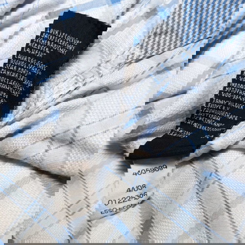 Αυθεντικό Tommy Hilfiger ανδρικό πουκάμισο καρό μπλε, μέγεθος M.