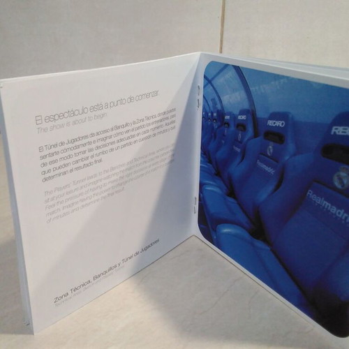 Real Madrid Stadium Tour Booklet 2006-07, like new, authentic collectible