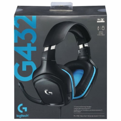 Logitech G432 Gaming headset καινούργιο, ενσύρματο, μπλε