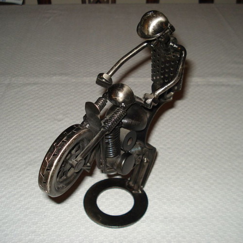 Metal decorative item used