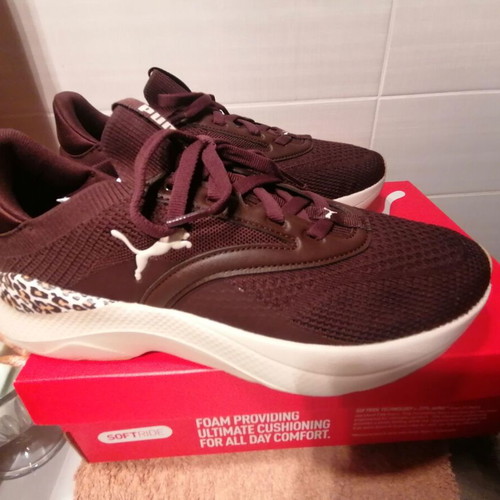 Puma Softride Mayve Animal Wns shoes new in box, brown