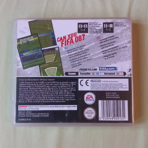 Fifa 2008 for Nintendo DS used in good condition