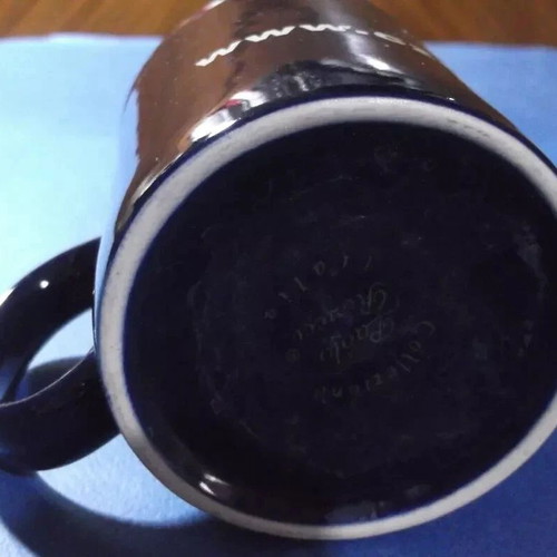 Vintage CSA Czech Airlines Ceramic Mug used by Paolo Roncci Collezione Italia
