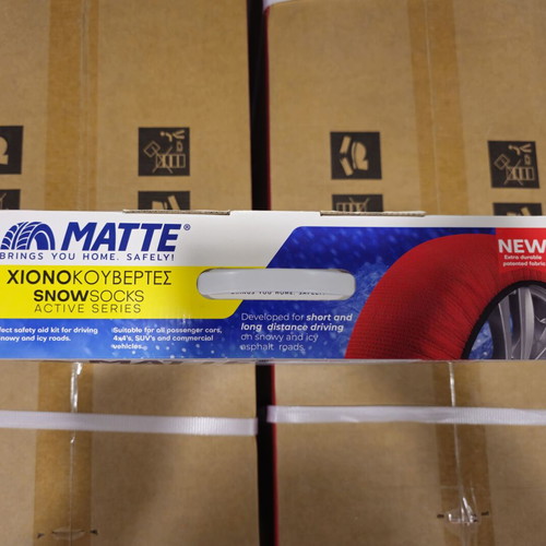 Matte anti-slip snow socks large, unused