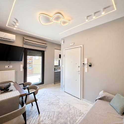 Apartment 2 bedrooms renovated penthouse with large terrace in Thessaloniki center