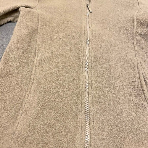 Beige-brown fleece jacket used, size XS