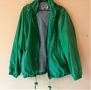 Jack & Jones Πράσινο ανοιξιάτικο μπουφάν με κουκούλα και τσέπες μέγεθος S