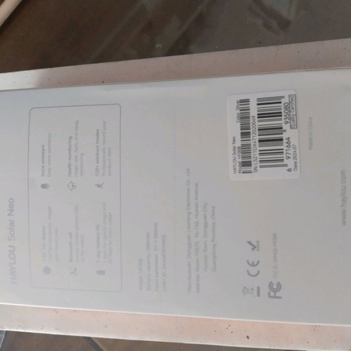 Haylou Solar Neo silver smart watch