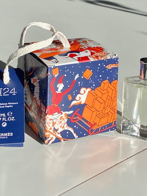 Άρωμα H24 Hermès edt 5ml καινούργιο σε χριστουγεννιάτικο κουτί δώρου