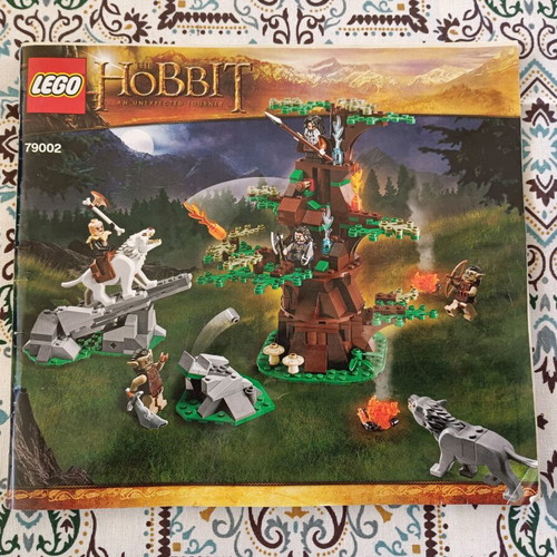 Lego Set 79002 Hobbit Attack of the Waegs used, instructions 8/10