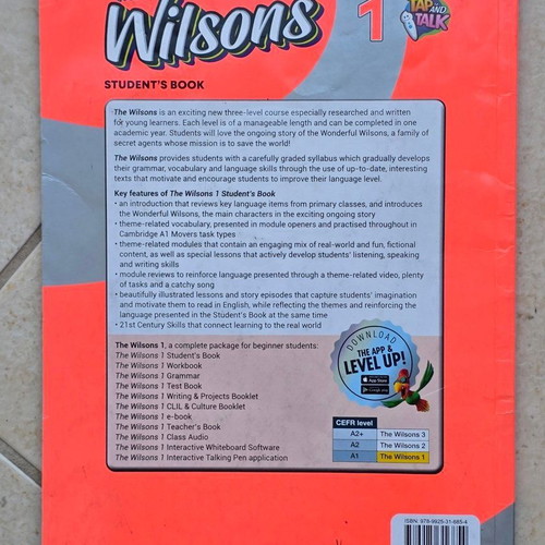 Hamilton House The Wilsons 1 English book used with notes