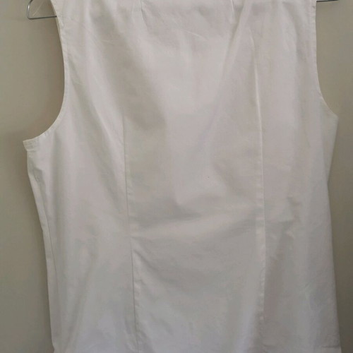 Naracamicie top blouse white used size M with zipper