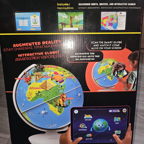 Orboot Educational Interactive Globe by PlayShifu new