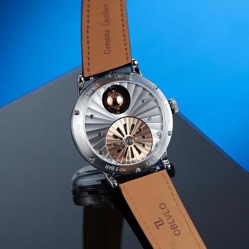 Oblvlo Retro Automatic Watch with Miyota Movement Starry Sky