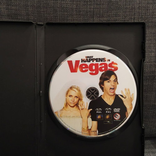 What Happens in Vegas DVD used, comedy with subtitles