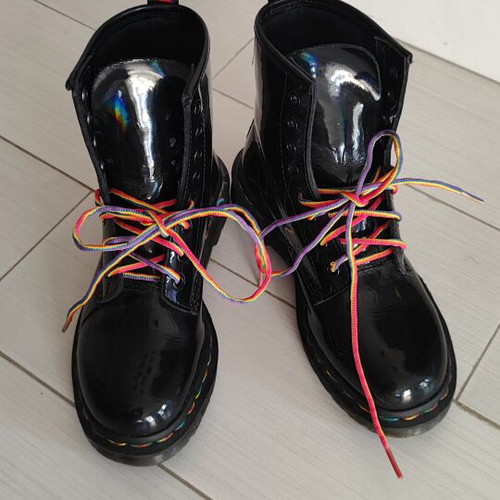 Dr. Martens Youthful Boots Size 36 Like New Black Patent