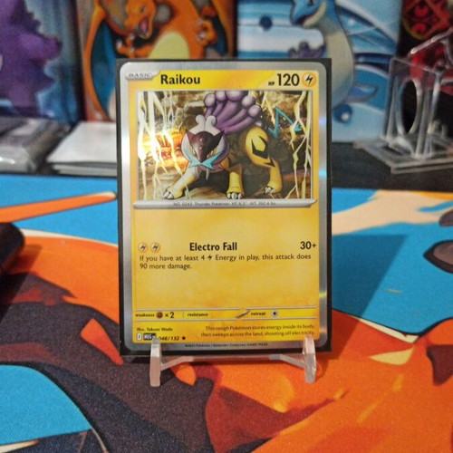 Raikou Holo Pokemon card