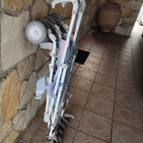 Maclaren double stroller used with reclining backs