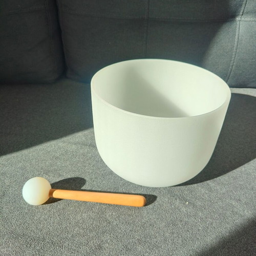 MEINL Sonic Energy Crystal Quartz Singing Bowl 9" Brow Chakra like new