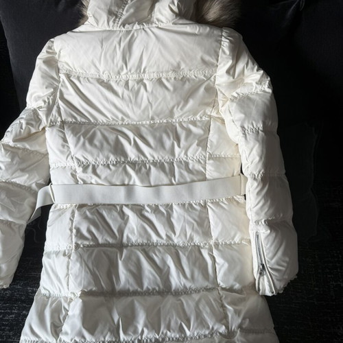 Juicy Couture Vintage Down Puffer Coat, white, size M