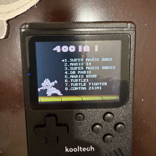 Kooltech Mini Game Boy Retro Game Console with 400 Built-in Games
