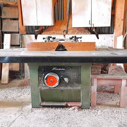 Woodworking machines used, all together or separately