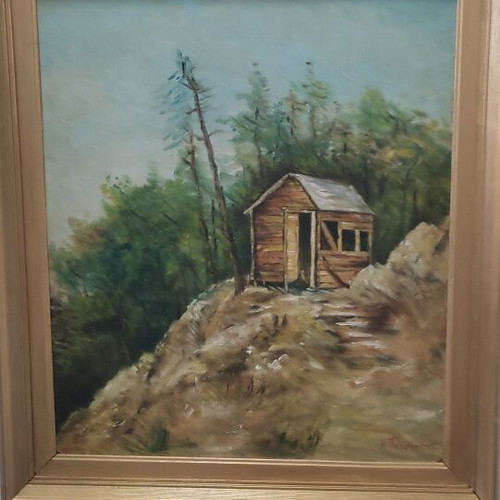 Ilias Patrou Oil Painting like new 48x54 cm