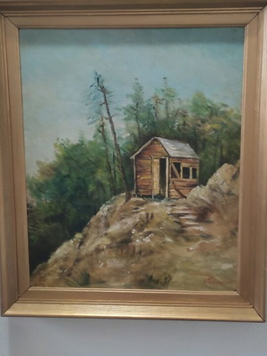 Ilias Patrou Oil Painting like new 48x54 cm