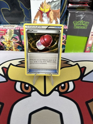 PlusPower Pokemon Black & White ασυνήθιστη κάρτα μεταχειρισμένη Nm condition