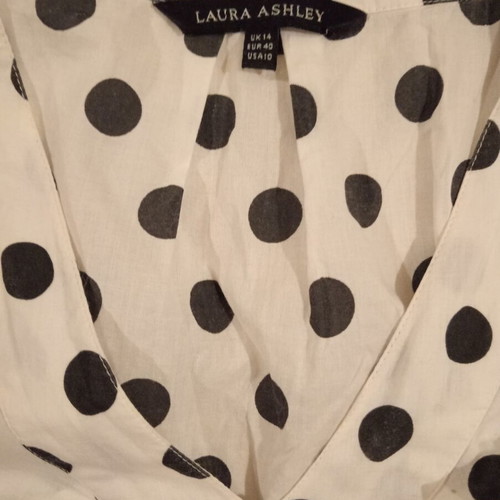 Laura Ashley polka dot blouse like new, cotton, size XL