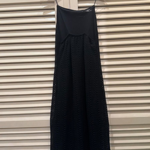 Black knitted dress Vanilla Fashion size medium like new