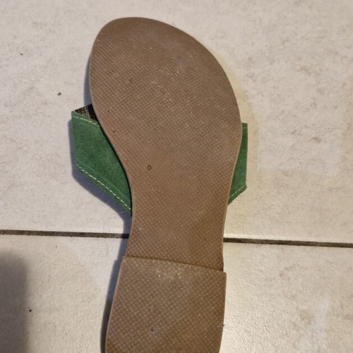 Tresor women's sandals used, size 37, green
