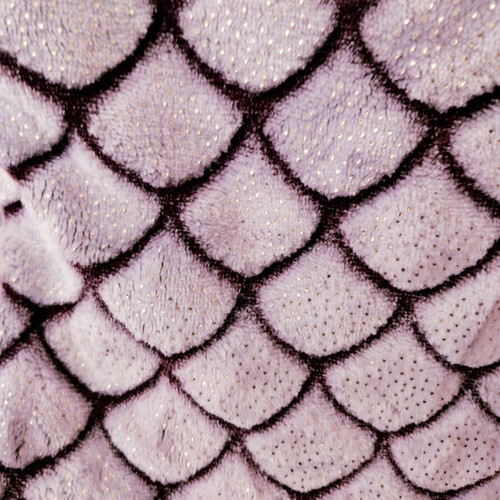 Fleece mermaid blanket like new, soft purple tones