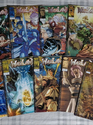 Warlands set issues 1-9 like new, Image Comics, English