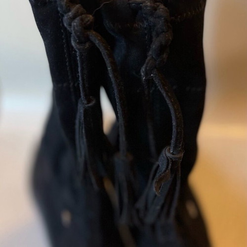 XTI Kids children's black boots used, size 38