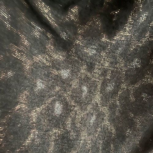 Escada blouse new with unique weave and metallic details, black, size S