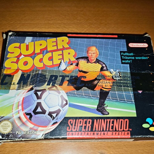 Super Soccer Super Nintendo Entertainment System SNES used, PAL