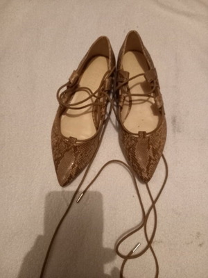 Bershka brown ballerinas like new, size 36