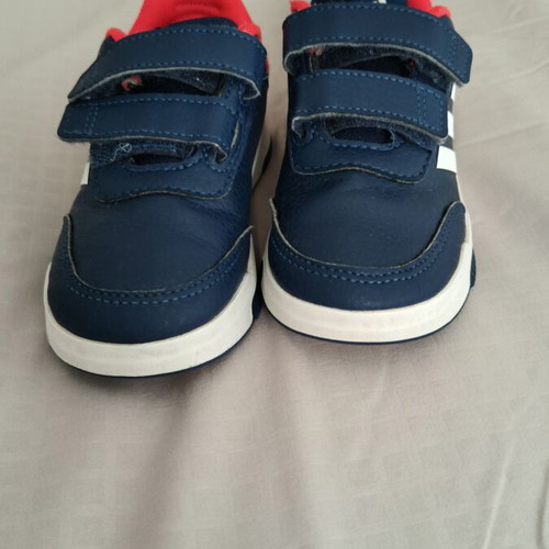 Adidas Tensaur Sport 2.0 CF blue athletic shoes used, size 26