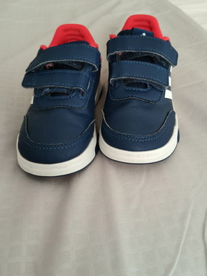 Adidas Tensaur Sport 2.0 CF blue athletic shoes used, size 26